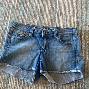 Industrial Cotton Denim Shorts